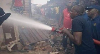 Otukpo market fire: DPO allegedly shot as Police arrest four suspected looters