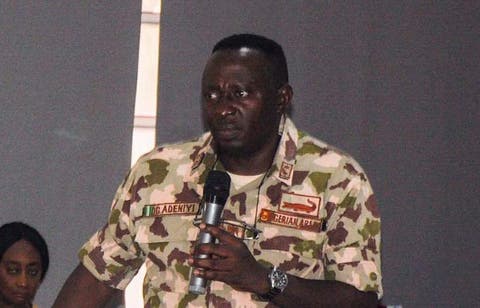Major-General Adeniyi demoted over leaked video