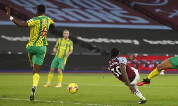 EPL: Antonio shines as West Ham beat West Bromwich Albion 2-1