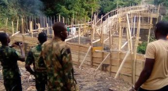 Ogun govt to demolish secret bridge constructed by unknown persons in the forest (Photos)