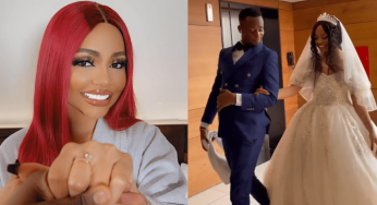 Comedian Sydney Talker, BBNaija’s Nengi spark relationship romour with ‘wedding’ photos