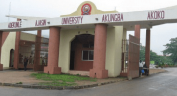 AAUA shuts down indefinitely as students go berserk over killing colleagues by Dangote truck 