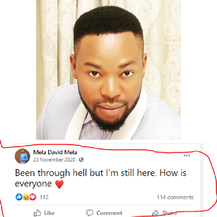 Popular Nigerian actor dies few months after posting these (Photos)