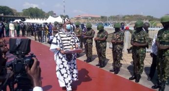 Armed Forces Remembrance Day: Ortom, others lay wreaths on Military Cenotaph in Benue