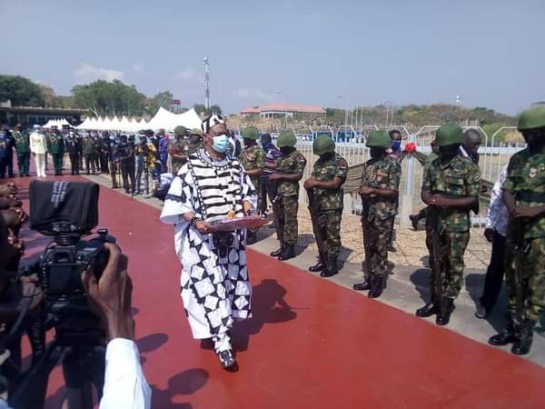 Armed Forces Remembrance Day: Ortom, others lay wreaths on Military Cenotaph in Benue