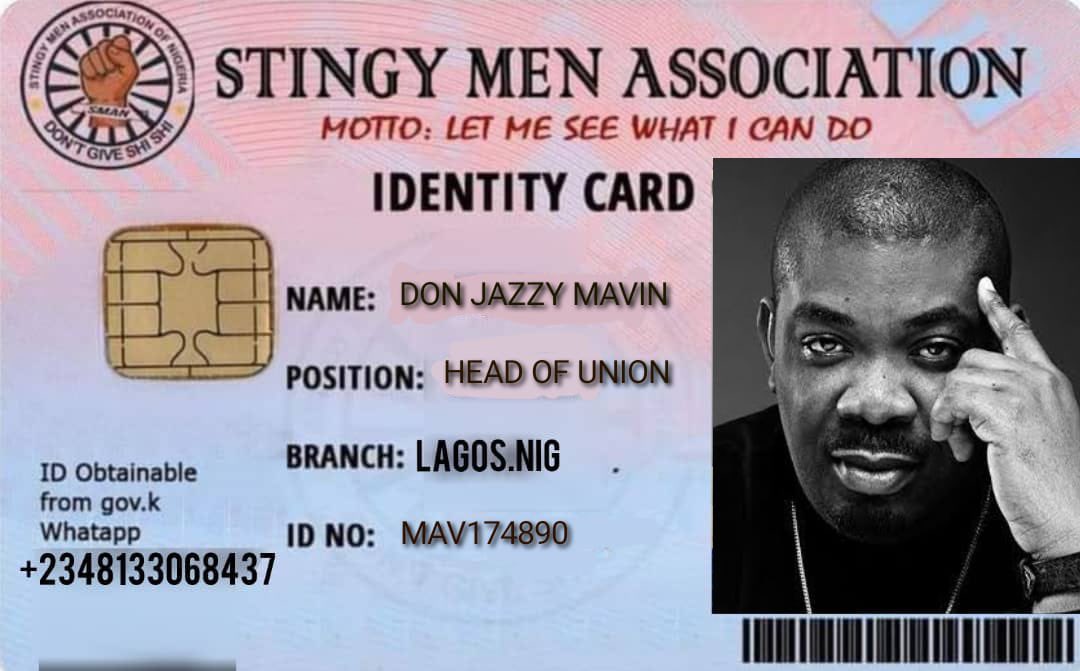 Don Jazzy joins Stingy Men Association