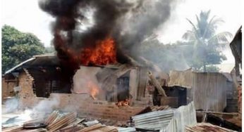 Gana: Over 20 houses burnt down as unknown gunmen attack Sankera, Benue community