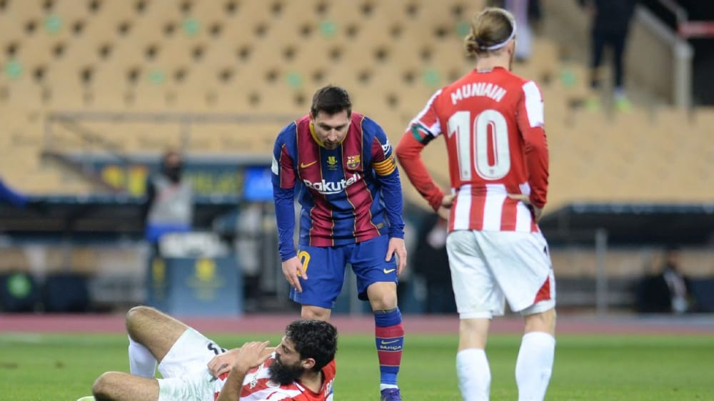Messi’s ban confirmed after red card against Athletic Bilbao