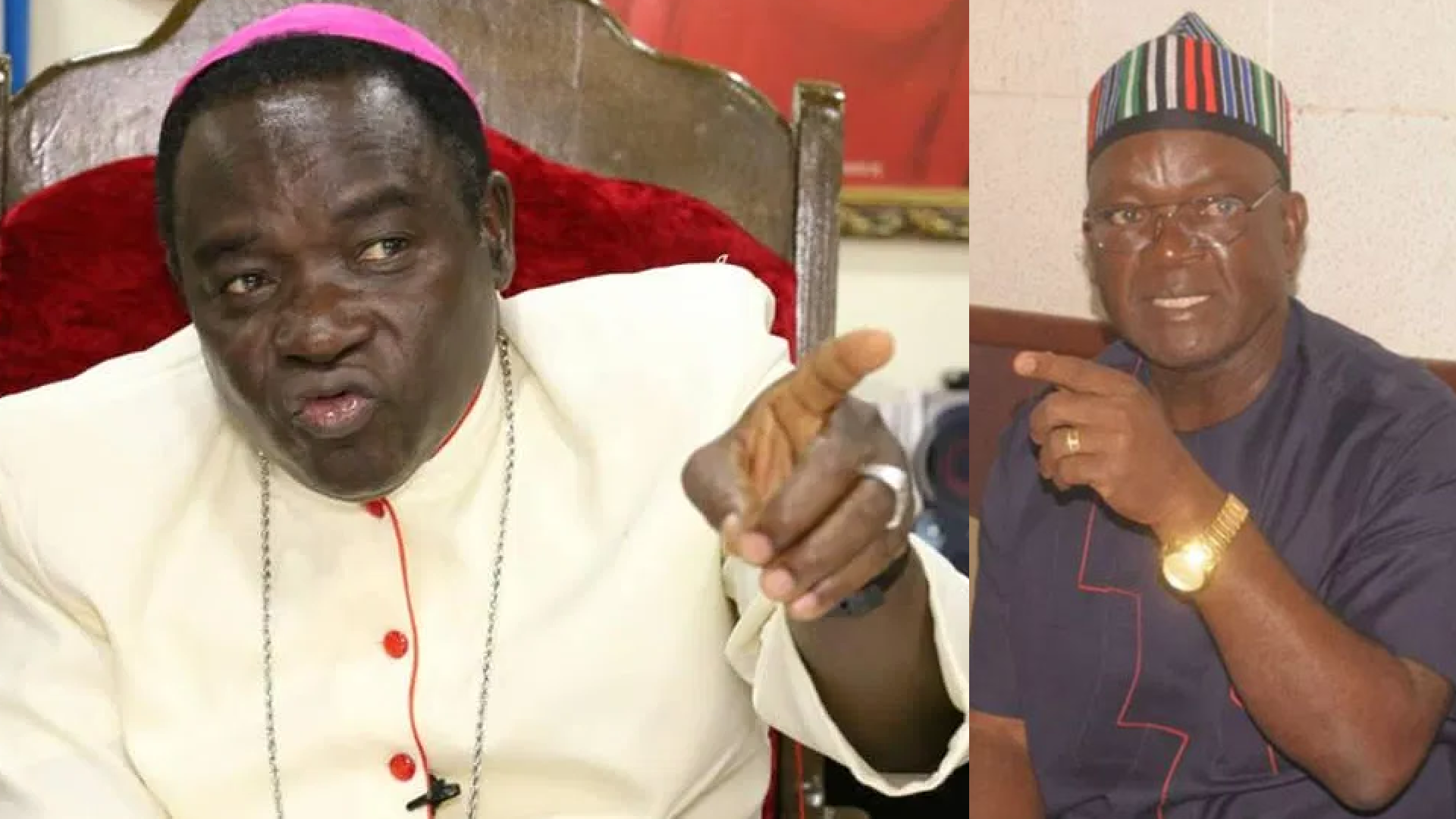 They want to set this country on fire, break it- Ortom blows hot over quit notice to Kukah