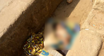 Abandoned baby dies inside gutter in Benue (Photo)