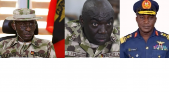 New Service Chiefs: Nigerians send message to Irabor, Attahiru, Gambo, others