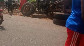 BLACK TUESDAY IN BENUE: Mother, three kids, over 10 others crushed to death in terrible accident along Otukpo-Adoka road