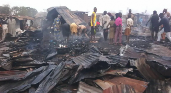 Confusion in Ibadan as fire razes trailer park in Oyo