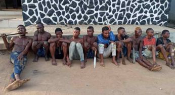 Nine suspected traffic robbers arrested in Lagos