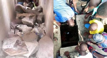 Shock as residents discover kidnappers’ tunnel in Orile, beat suspect to death in Lagos