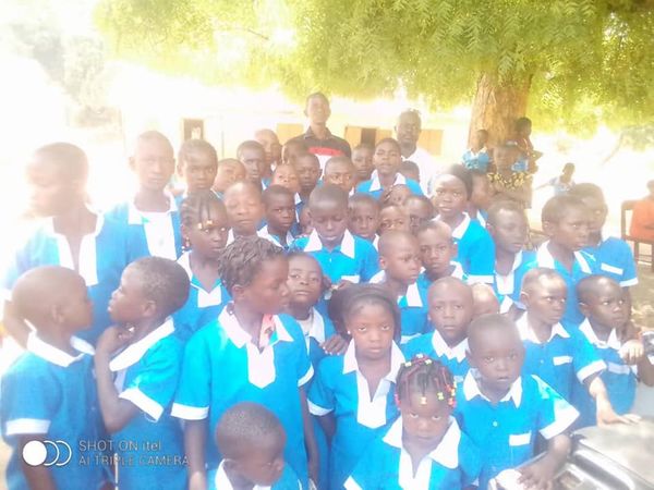 Project Otalaka donates uniforms to primary school pupils in Apa, hosts Inter School Quiz Competition