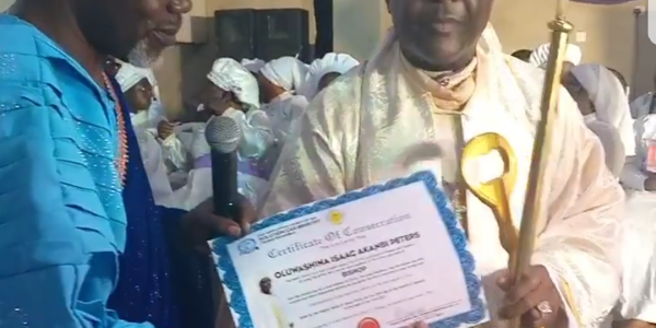 Sir Shina Peters ordained Bishop of Cherubim and Seraphim Church