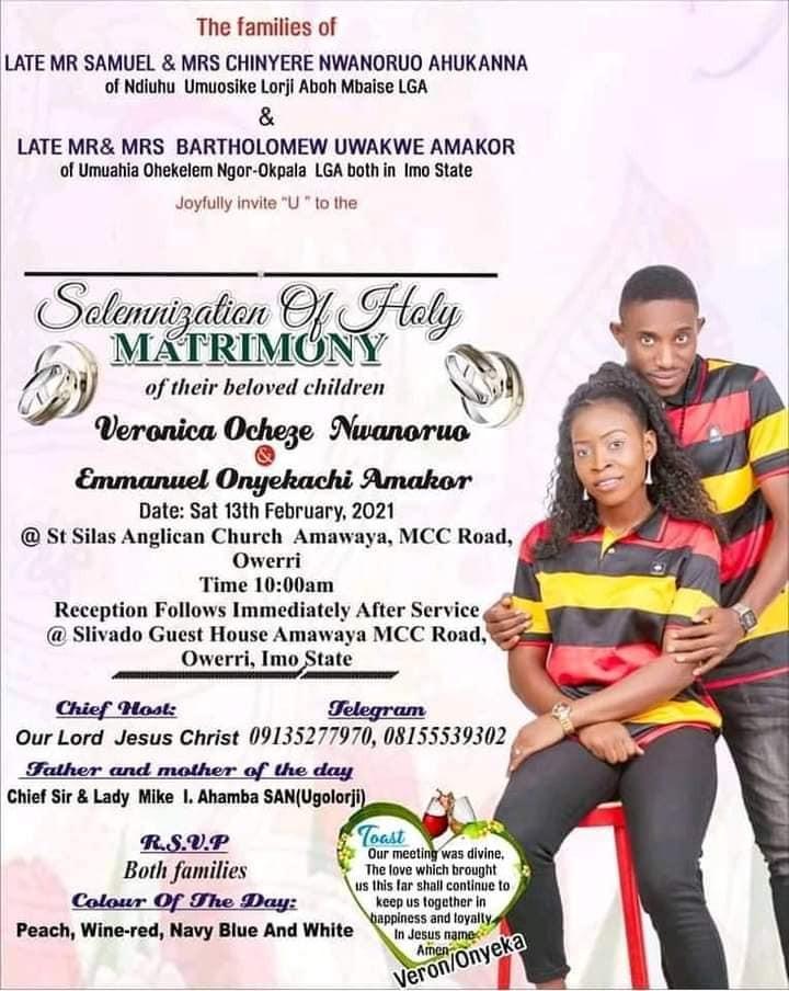 Man dies few days to his wedding