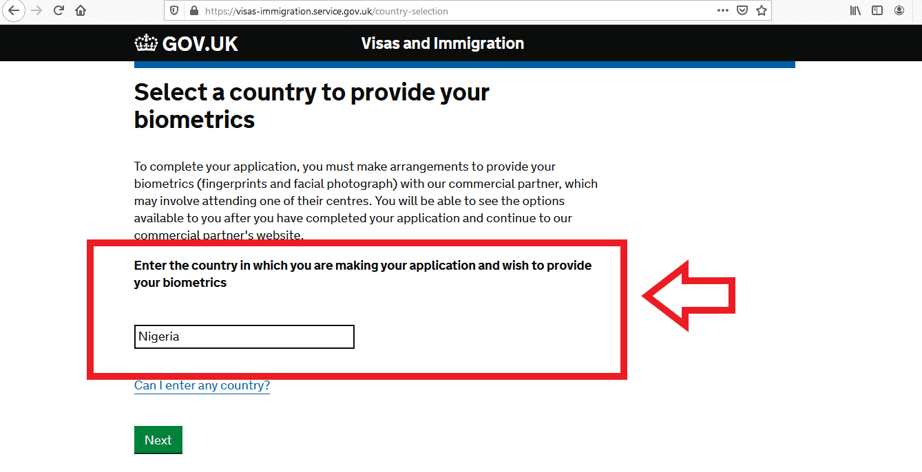 Apply UK Visa from Nigeria - Online Application 11