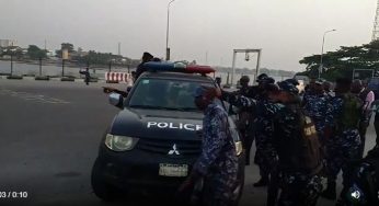 Police, protesters clash at Lekki Toll Gate, many arrested (Video)