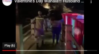 Valentine gone sour: Drama as married man catches his wife having fun with lover in hotel (Video)