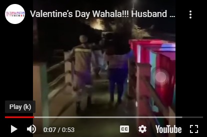 Valentine gone sour: Drama as married man catches his wife having fun with lover in hotel (Video)