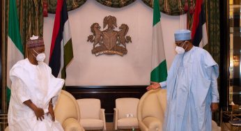 Namadi Sambo storms Aso rock, received by Buhari (Photos) 