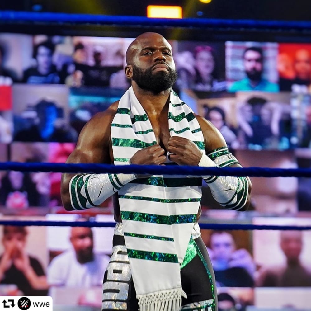 “I have embraced who I am” – Benue-born US wrestler, Apollo Crews says as he flaunts Nigerian attire 