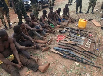 Benue crisis: Nigerian Army arrest 10 suspects, recovers weapons, ammunition