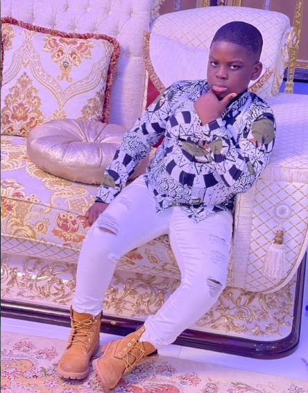 Meet Shedrack, 7-year-old son of real estate mogul, Ochacho who is a musician