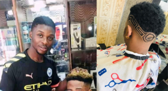 Blasphemy: Young Benue barber detained in Kano giving customers ‘unislamic hair cuts’ narrates initial arrest, shares photos of haircut