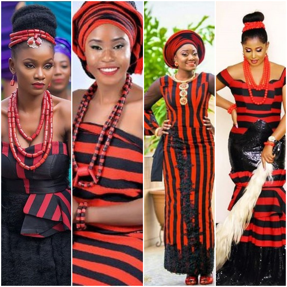 Origin of Idoma red and black cultural attire