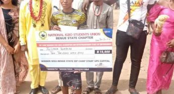 Igbo students empower Benue IDPs with N10,000 each