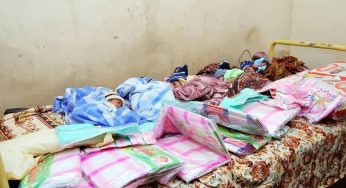 Farmer cries for help as wife delivers quintuplets in Ogbomoso after five children (photos)