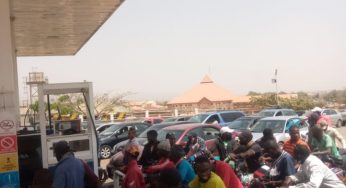 Fuel scarcity hits Abuja, angry resident curse APC