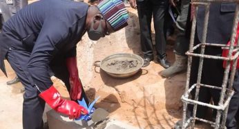 Benue: Ortom lays foundation for High Court complex Aliade