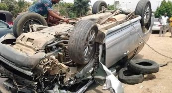 How popular Nigerian pastor survived ghastly motor accident, came out unhurt