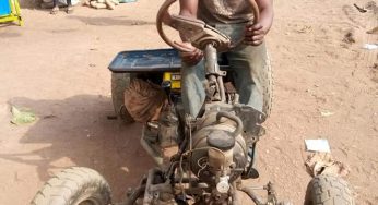 Benue Man builds car as solution to motorcycle ban