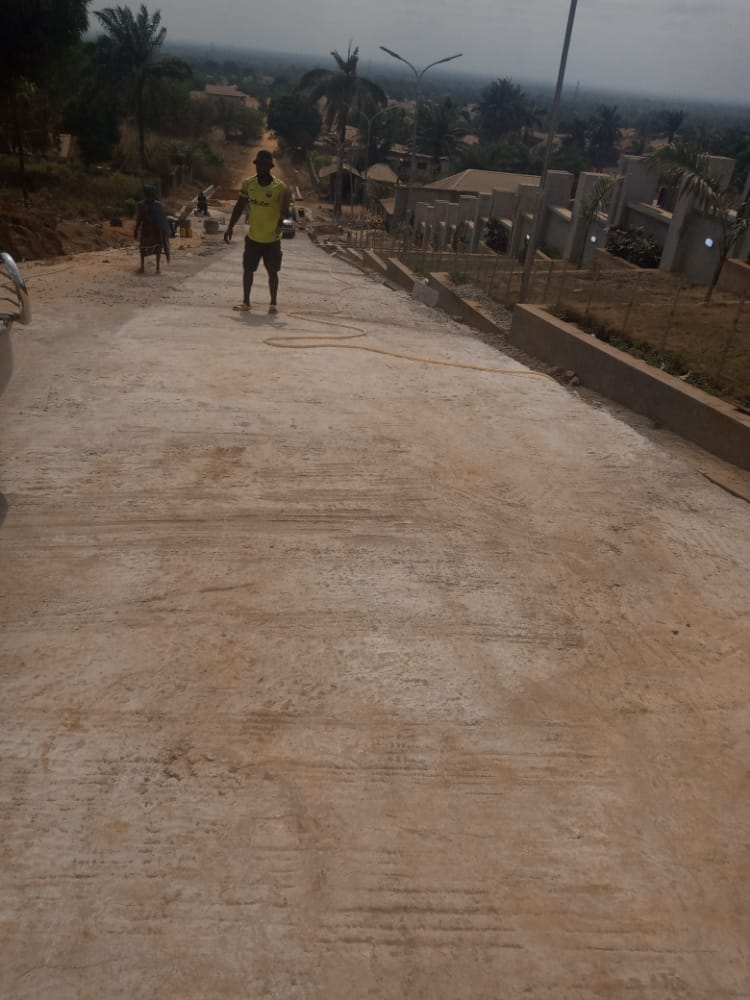 Ochacho Foundation constructs concrete road in Otukpo