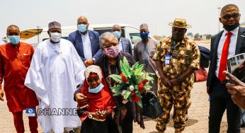 WTO: Ngozi Okonjo-Iweala returns to Nigeria without her signature head tie 