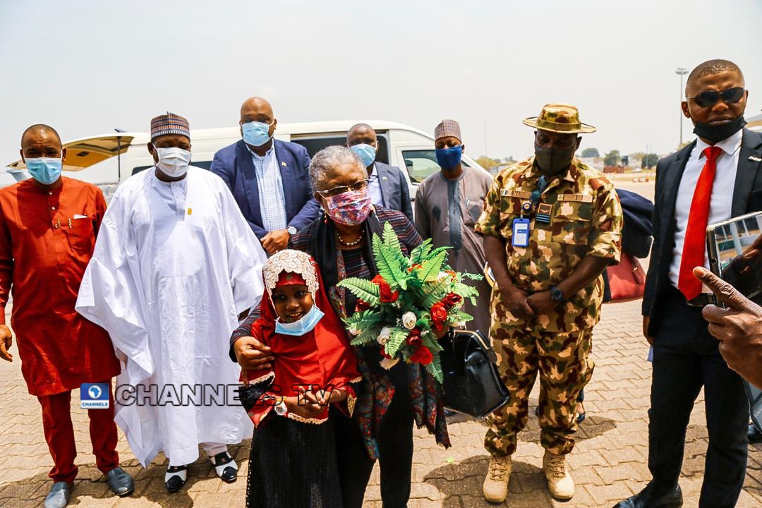 WTO: Ngozi Okonjo-Iweala returns to Nigeria without her signature head tie 