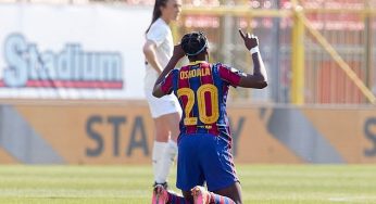 Nigeria’s Oshoala shines as Barcelona batter Manchester City, near Champions League semis