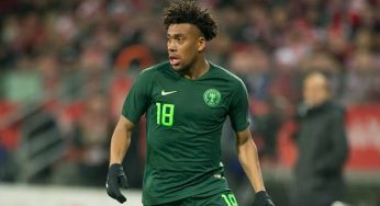 Iwobi tests negative for coronavirus after testing positive few days ago