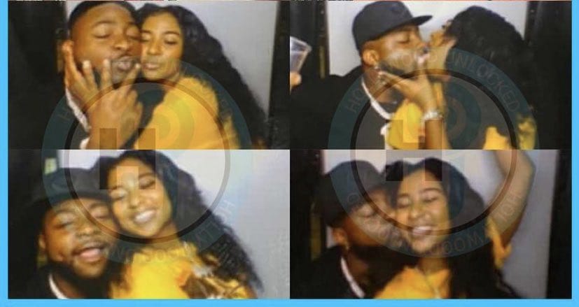 Davido caught ‘cheating’ on his fiancee Chioma with alleged new girl, Mya Yafai (Photos)