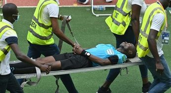 Drama as Referee losses consciousness, falls ill during Cote D’Ivoire vs Ethiopia match 