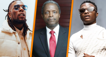 FG supporting stars like Burna Boy, Wizkid with N300 million loan – Osinbajo