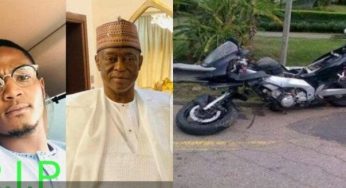 Billionaire businessman, Dahiru Mangal loses son to fatal power bike accident