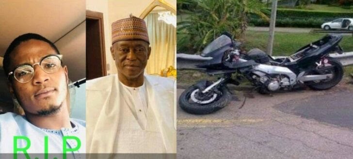 Billionaire businessman, Dahiru Mangal loses son to fatal power bike accident