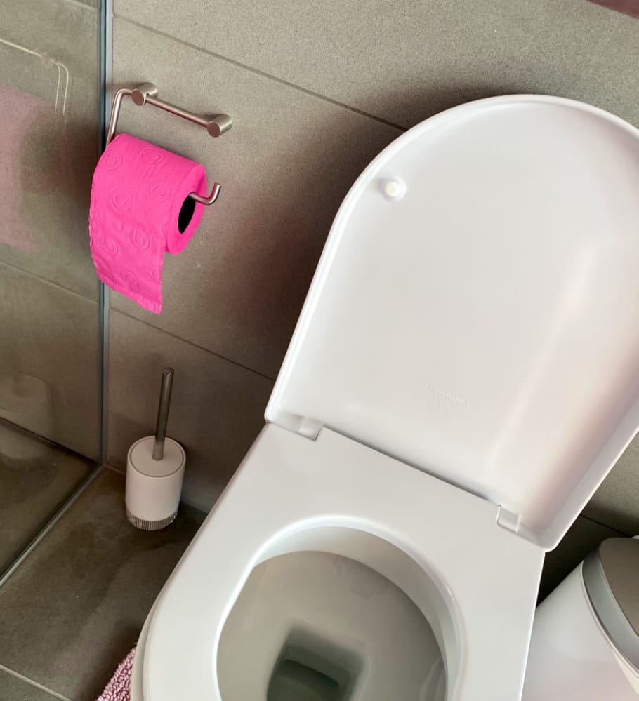 So you dey shit? – Nigerians react as DJ Cuppy shows off her toilet paper