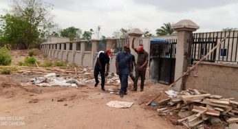 Ojetaje Apa-agila Primary Health Centre: Oche marveled at work progress, salutes Sen. Moro